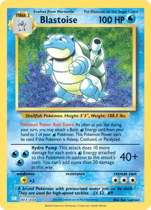 Blastoise card image
