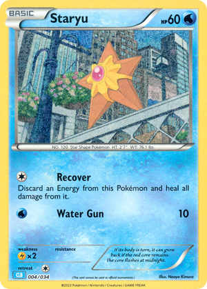 Staryu card image