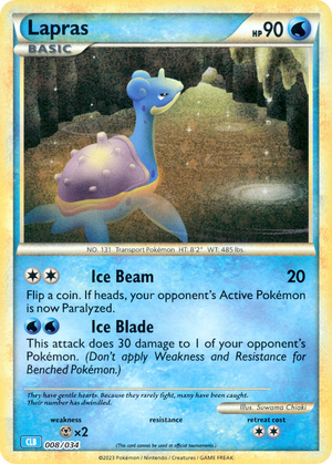 Lapras card image
