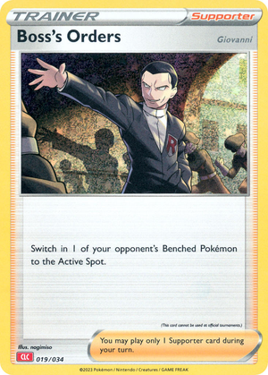 Boss's Orders (Giovanni) card image
