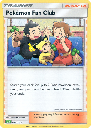 Pokémon Fan Club card image