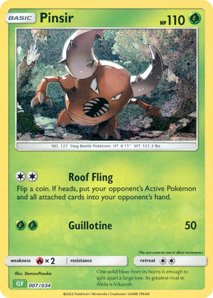 Pinsir card image