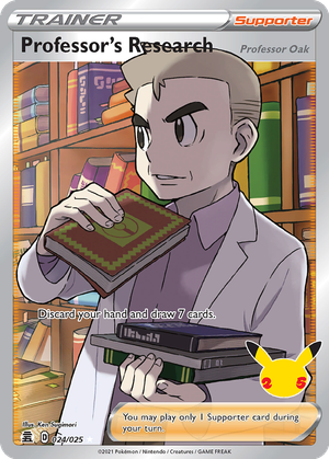 Professor's Research (Professor Oak) card image