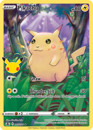 Pikachu card image