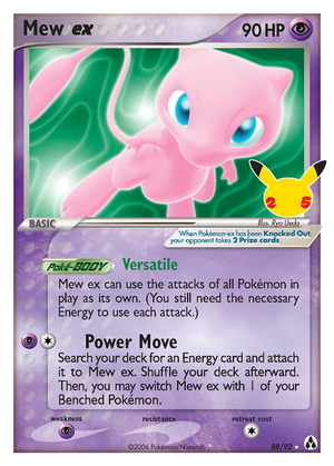 Mew ex card image
