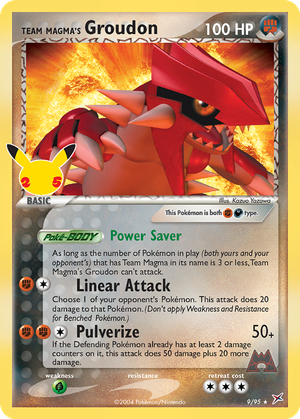 Team Magma's Groudon card image