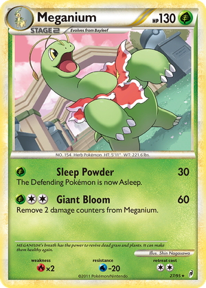 Meganium card image