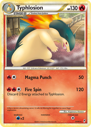 Typhlosion card image