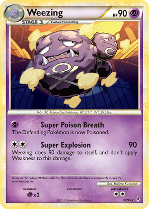 Weezing card image