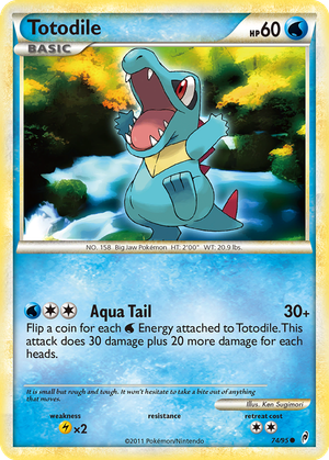 Totodile card image