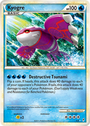 Kyogre card image