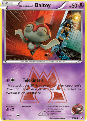 Team Magma's Baltoy card image