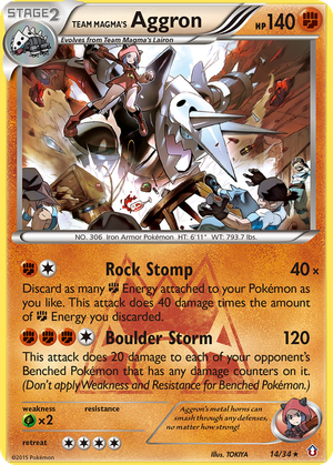 Team Magma's Aggron card image