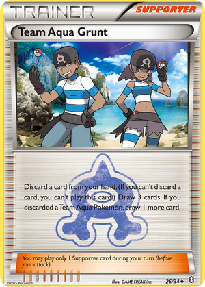 Team Aqua Grunt card image