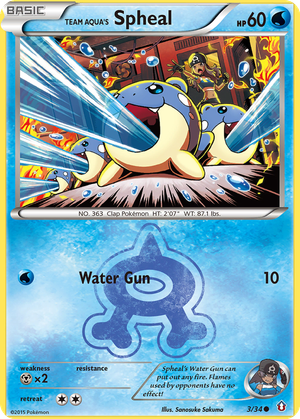 Team Aqua's Spheal card image