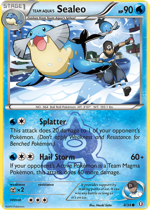 Team Aqua's Sealeo card image