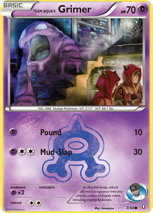 Team Aqua's Grimer card image