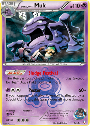 Team Aqua's Muk card image
