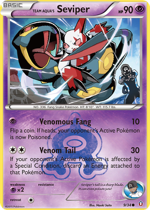 Team Aqua's Seviper card image