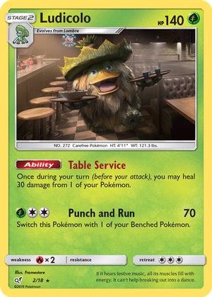 Ludicolo card image