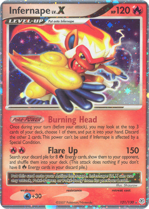 Infernape LV.X card image