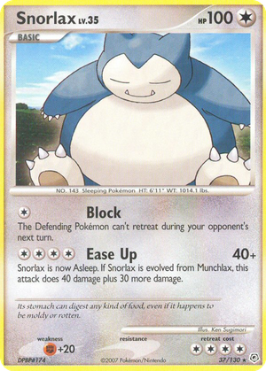 Snorlax card image