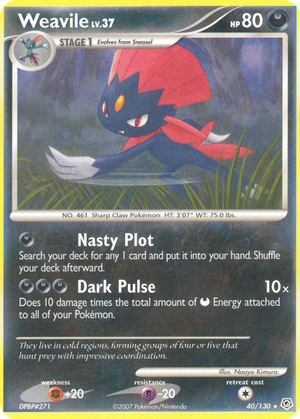 Weavile card image