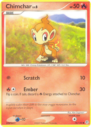 Chimchar card image