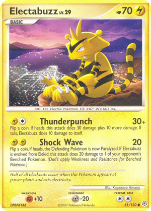 Electabuzz card image