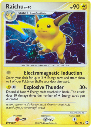 Raichu card image