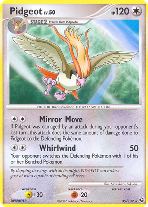Pidgeot card image