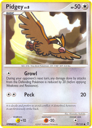 Pidgey card image