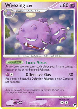 Weezing card image
