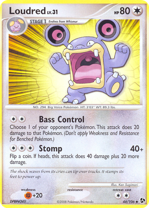 Loudred card image