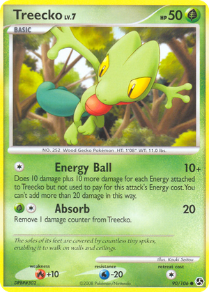 Treecko card image