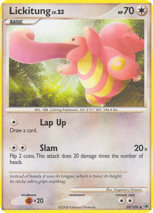 Lickitung card image