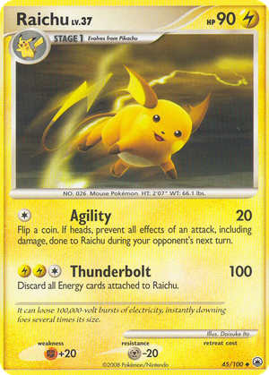 Raichu card image