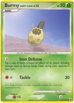 Burmy (Sandy Cloak) card image