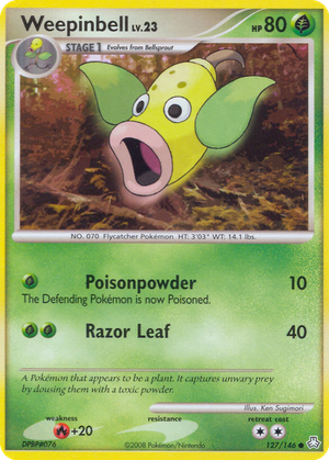 Weepinbell card image