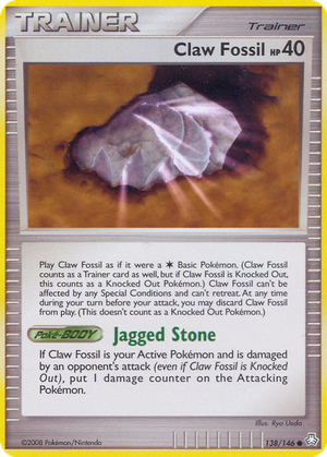 Claw Fossil card image