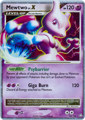 Mewtwo LV.X card image