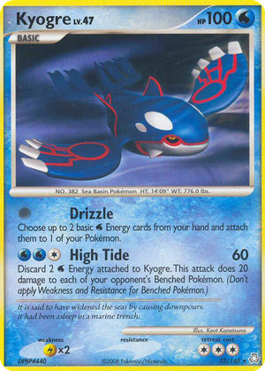 Kyogre card image