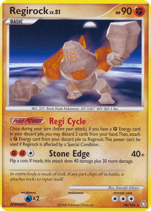 Regirock card image