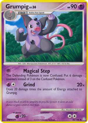 Grumpig card image