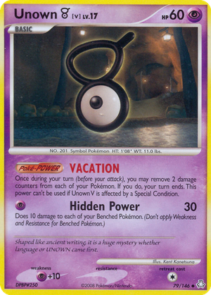 Unown [V] card image