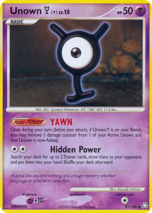 Unown [Y] card image