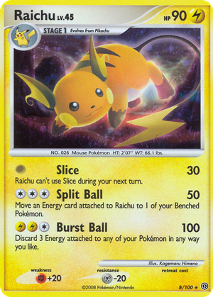 Raichu card image