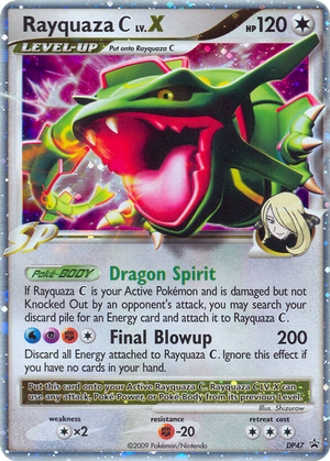 Rayquaza C LV.X card image