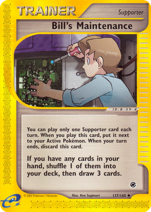 Bill's Maintenance card image