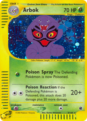 Arbok card image